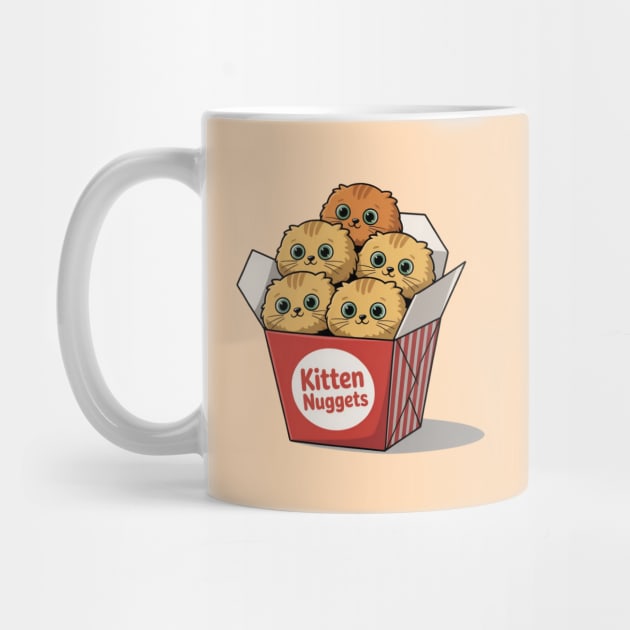 kitten-nuggets by Creatifly Graphic Tees